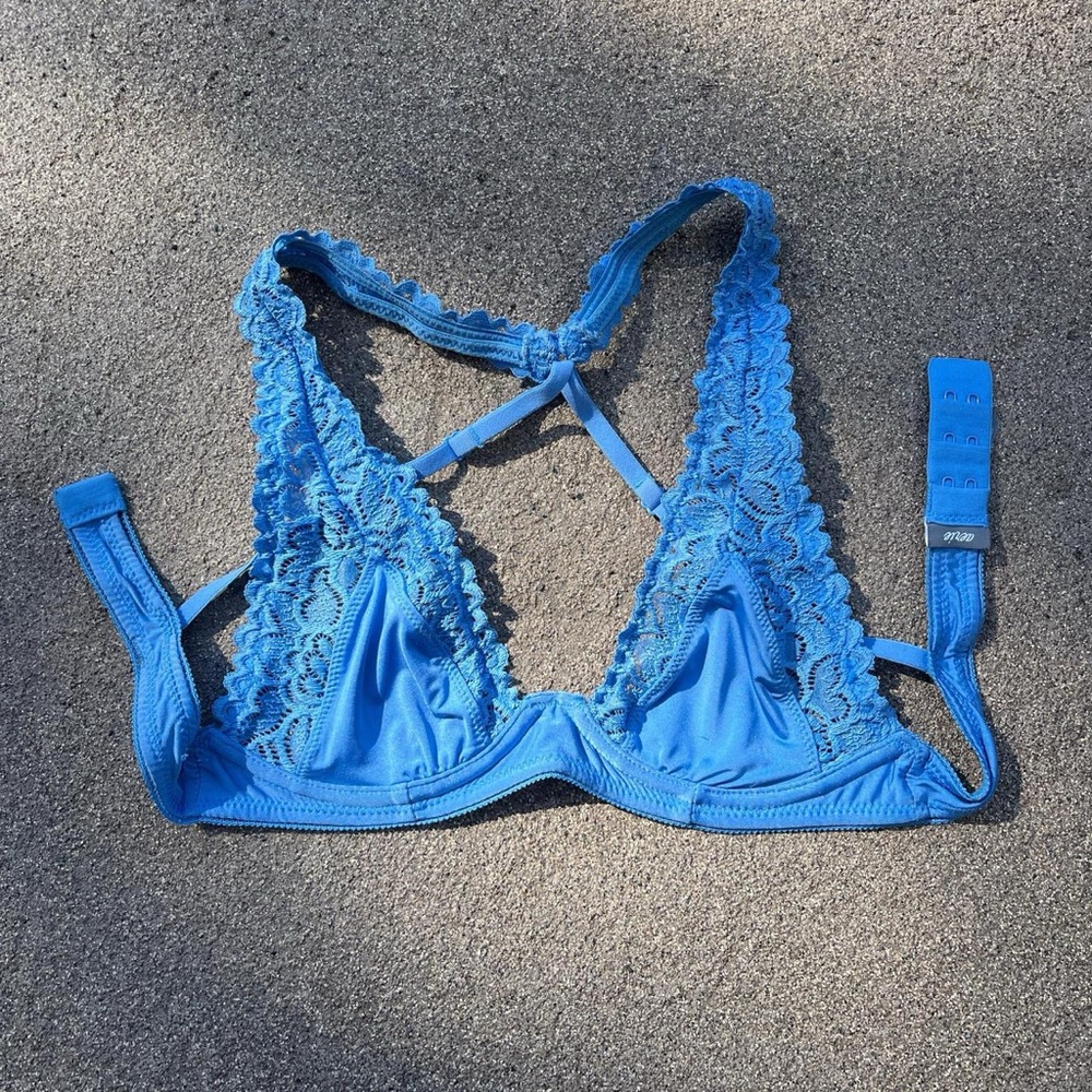 Blue Lace Aerie Bralette - Picture 6 of 8